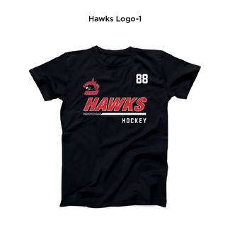 All Team Sports Hawks Ringspun Cotton Tee - Youth