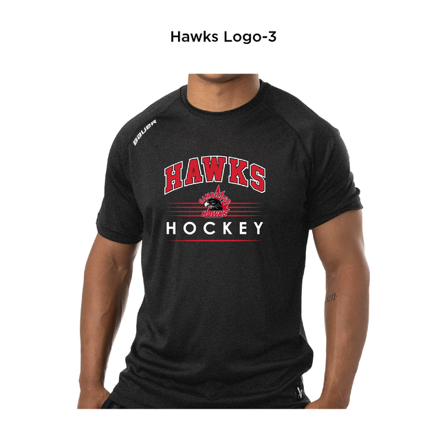 Hawks Bauer S24 Team SS Tech Tee - Youth