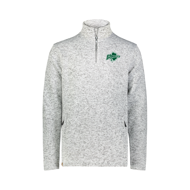 Holloway Shamrocks Alpine Sweater Fleece 1/4 Zip Pullover