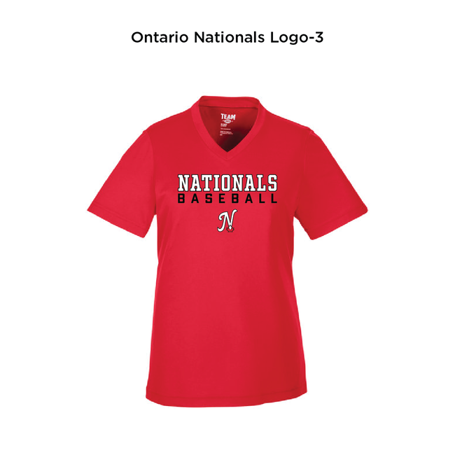 Ontario Nationals  Performance Tech Tee Short Sleeve - Ladies