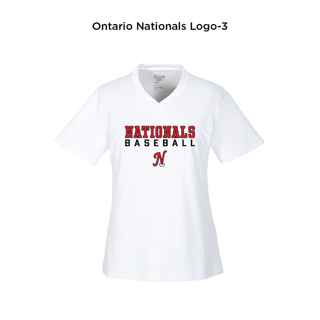 Ontario Nationals  Performance Tech Tee Short Sleeve - Ladies