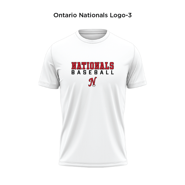Ontario Nationals  Performance Tech Tee Short Sleeve - Adult