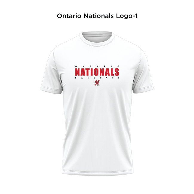 Ontario Nationals  Performance Tech Tee Short Sleeve - Adult