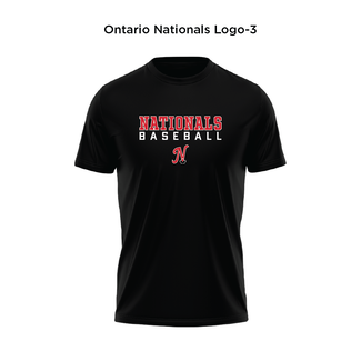 All Team Sports Ontario Nationals  Performance Tech Tee Short Sleeve - Youth