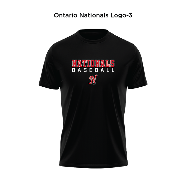 All Team Sports Ontario Nationals  Performance Tech Tee Short Sleeve - Youth