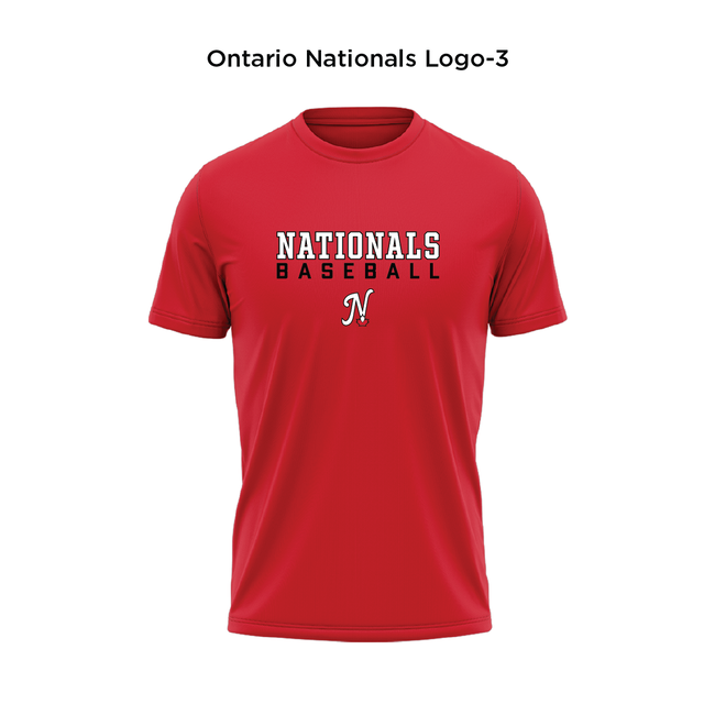 Ontario Nationals  Performance Tech Tee Short Sleeve - Youth