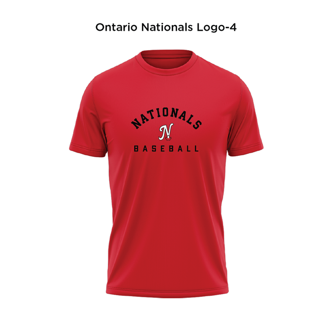 Ontario Nationals  Performance Tech Tee Short Sleeve - Youth