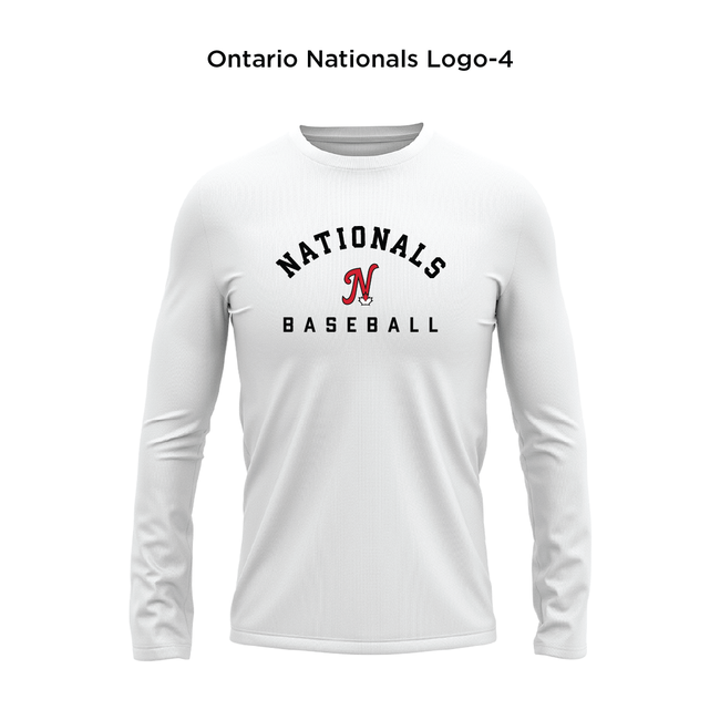 All Team Sports Ontario Nationals Performance Tech Tee Long Sleeve - Youth