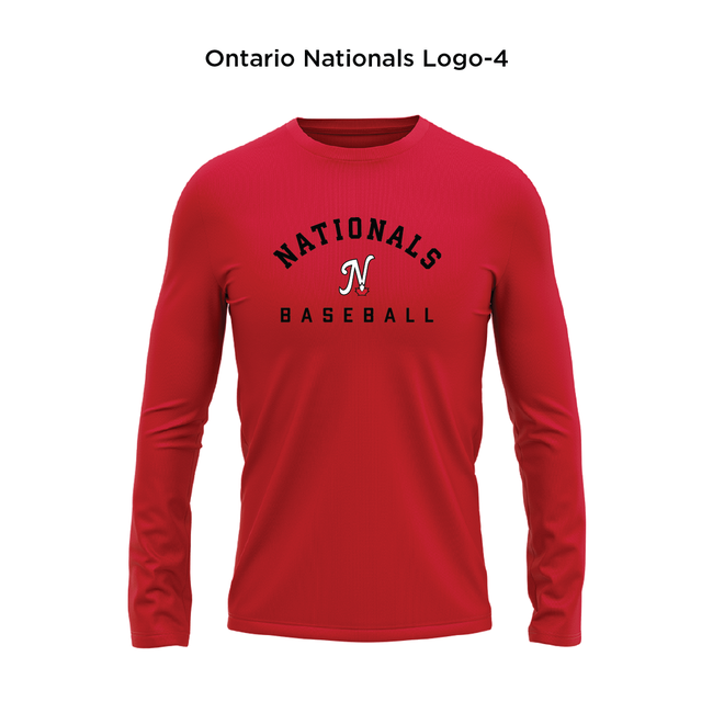 Ontario Nationals Performance Tech Tee Long Sleeve - Youth