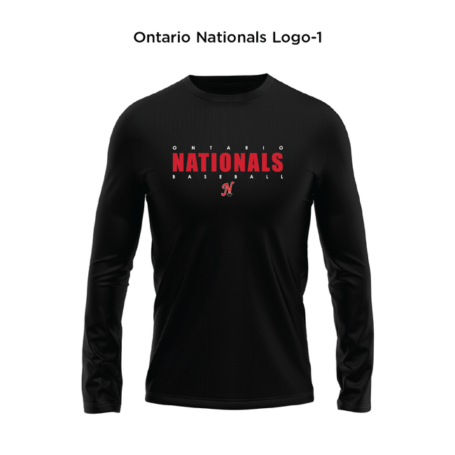 Ontario Nationals Performance Tech Tee Long Sleeve - Adult