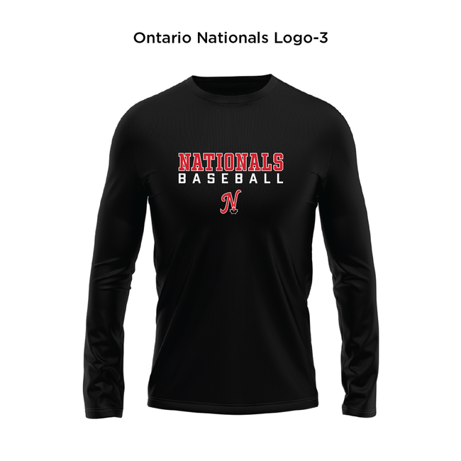 Ontario Nationals Performance Tech Tee Long Sleeve - Adult