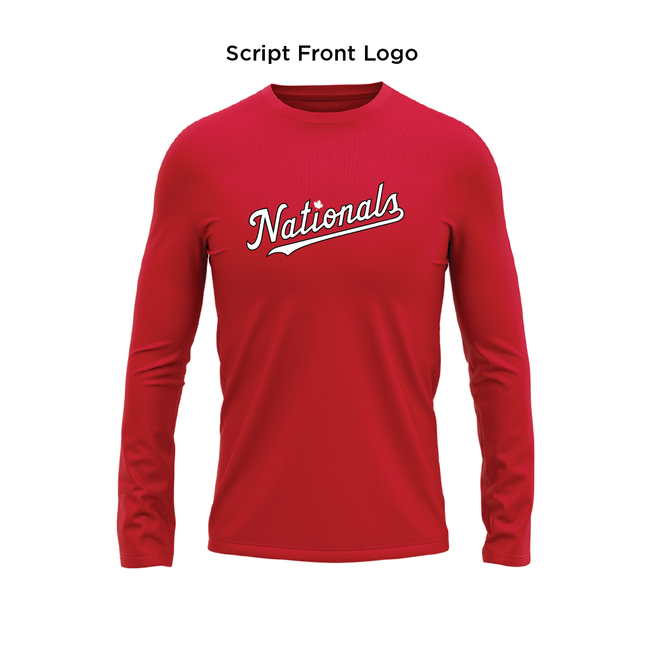 All Team Sports Ontario Nationals Classic Performance Tech Tee Long Sleeve - Adult