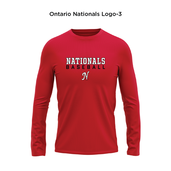 Ontario Nationals Performance Tech Tee Long Sleeve - Adult