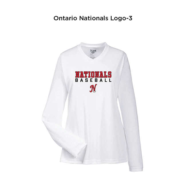 All Team Sports Ontario Nationals Performance Tech Tee Long Sleeve - Ladies