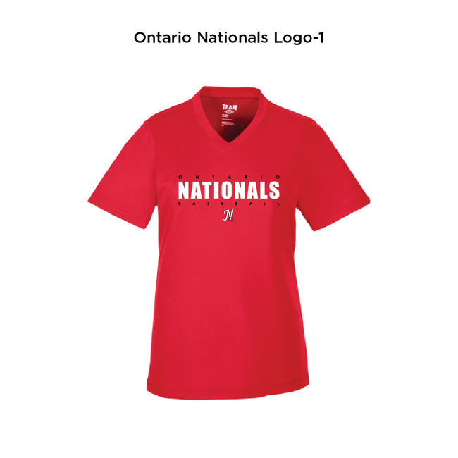 Ontario Nationals  Performance Tech Tee Short Sleeve - Ladies