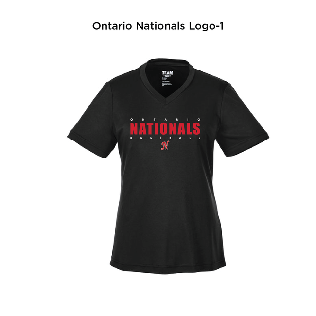 Ontario Nationals  Performance Tech Tee Short Sleeve - Ladies