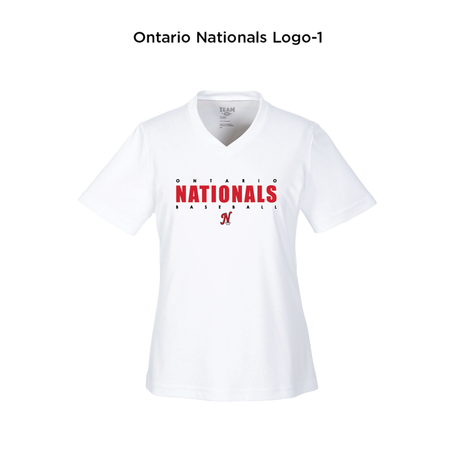 Ontario Nationals  Performance Tech Tee Short Sleeve - Ladies