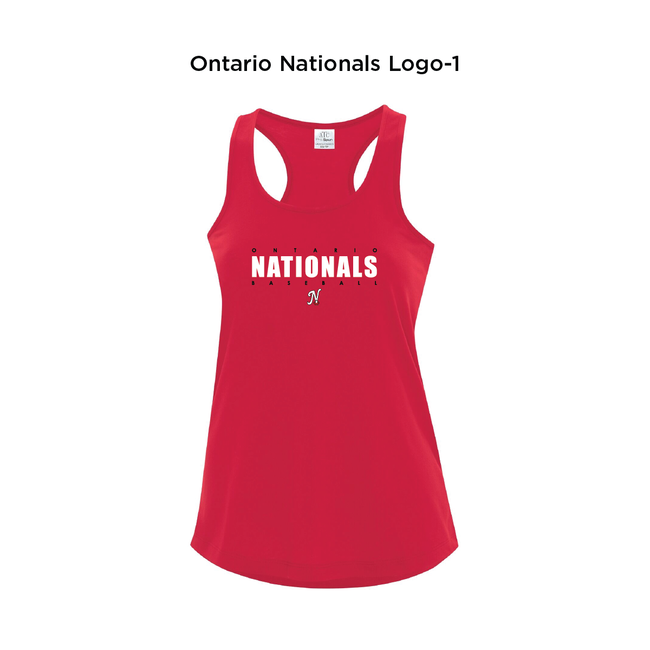Ontario Nationals Racerback Ladies' Tank