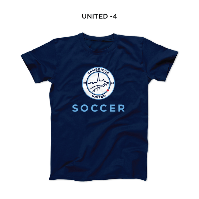 Cambridge United Ringspun Cotton Tee - Ladies