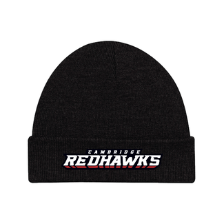 AJM Redhawks Roll Up Toque - Black