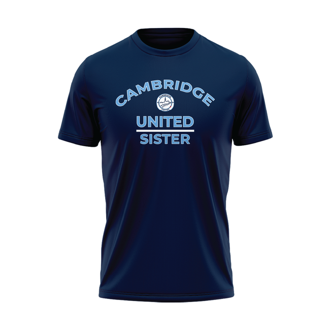 All Team Sports Cambridge United Family Performance Tech Tee Short Sleeve - Ladies