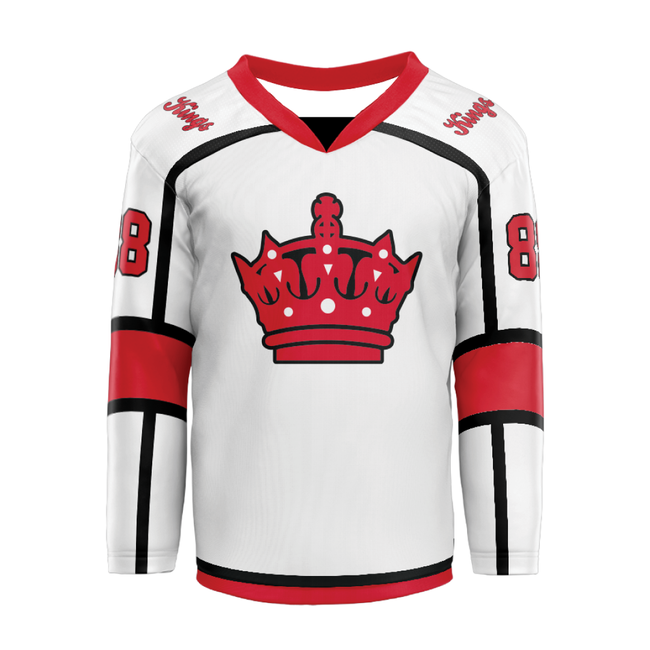 AK Kings White Game Jersey - Youth