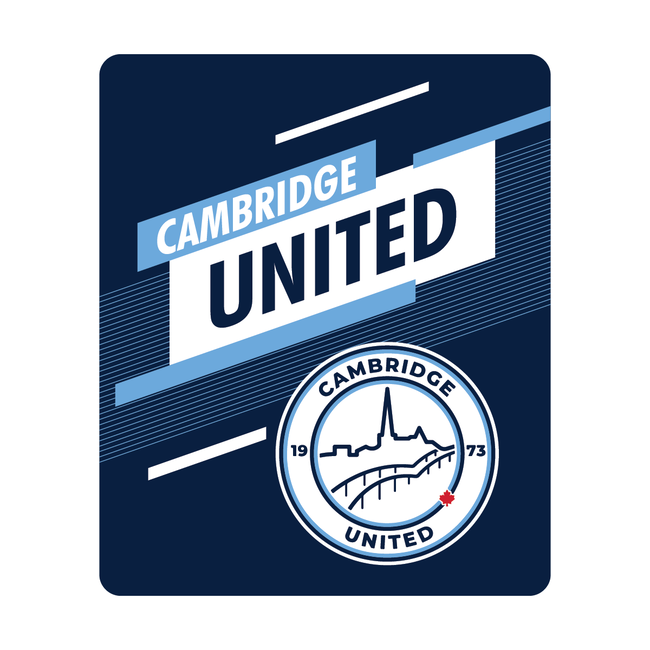 Cambridge United Custom Sublimated Blanket