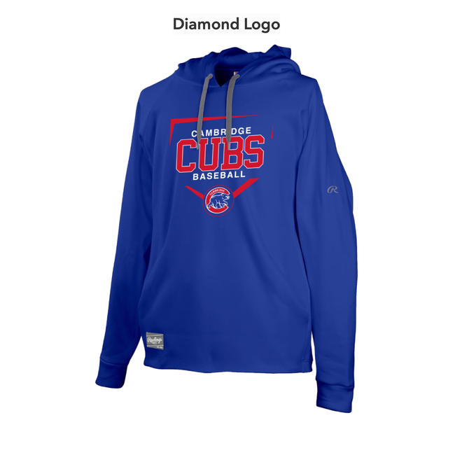Cubs Rawlings Performance Hoody - Youth