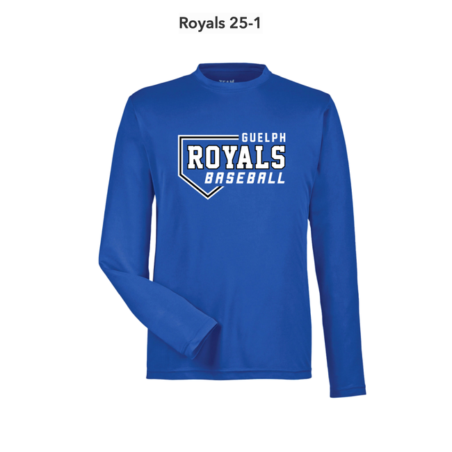Royals Long SleeveTech Tee - Youth