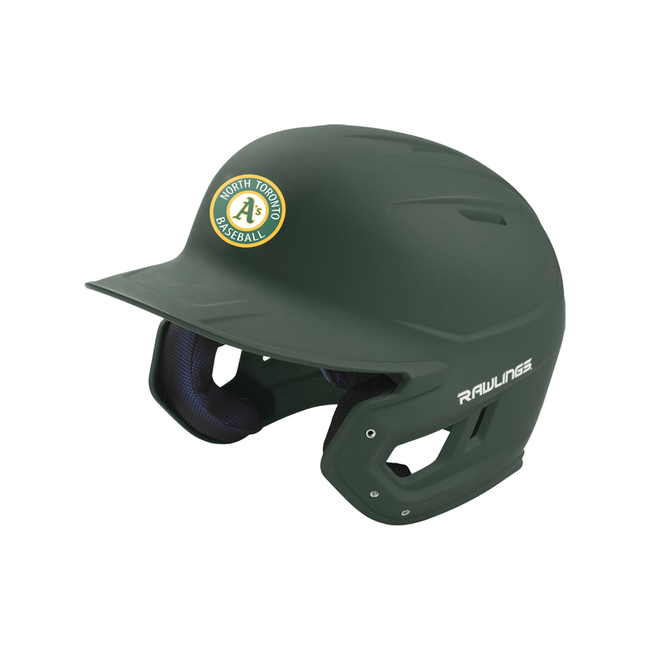 North Toronto Mach Baseball Helmet - Dark Green
