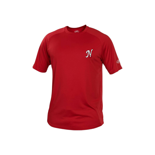 Nationals Rawlings Crew Neck Tech Tee - Adult