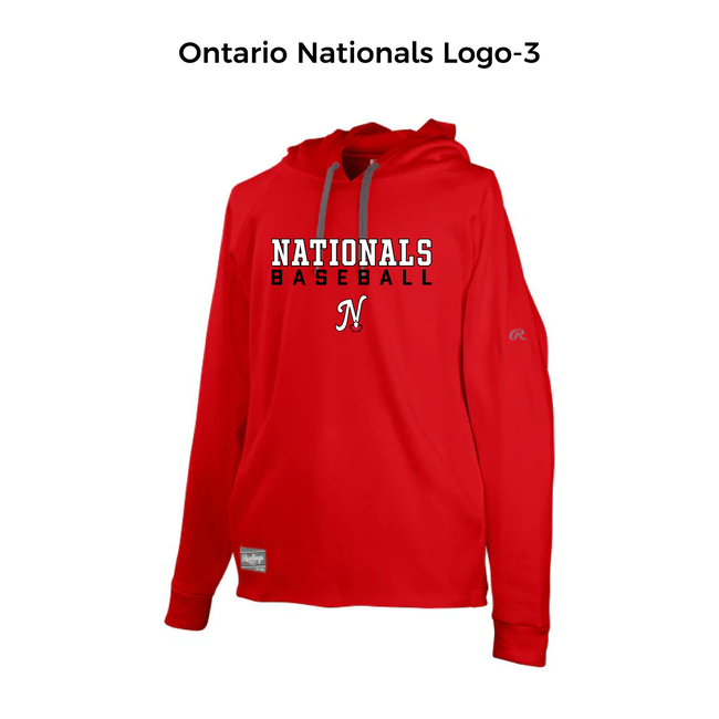 Nationals Rawlings Performance Hoody - Adult