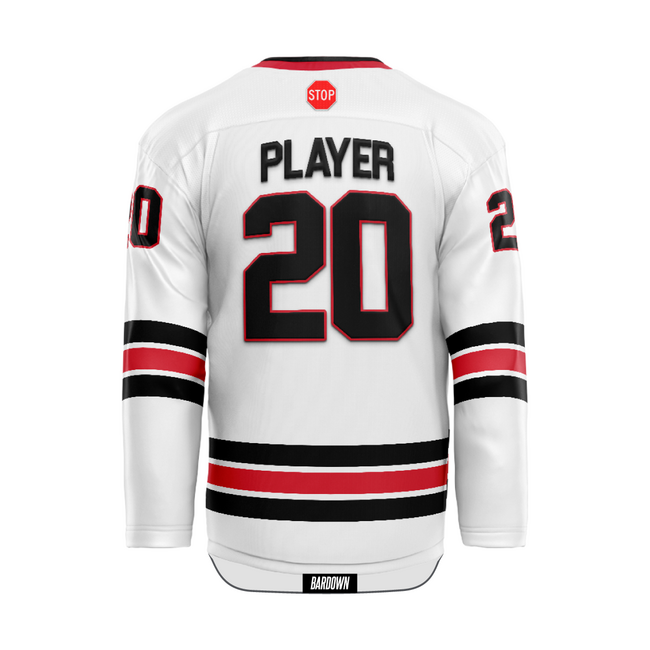 Hawks Bardown White Jersey - Adult