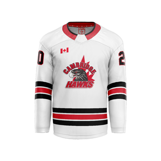 Bardown Hawks Bardown White Jersey - Adult