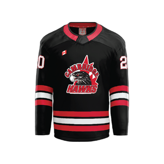 Bardown Hawks Bardown Black Jersey - Youth