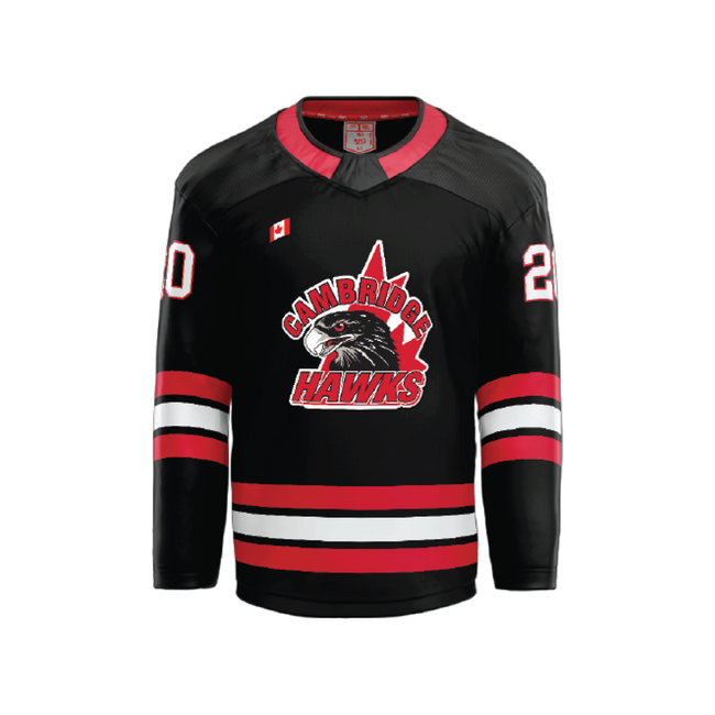 Bardown Hawks Bardown Black Jersey - Adult
