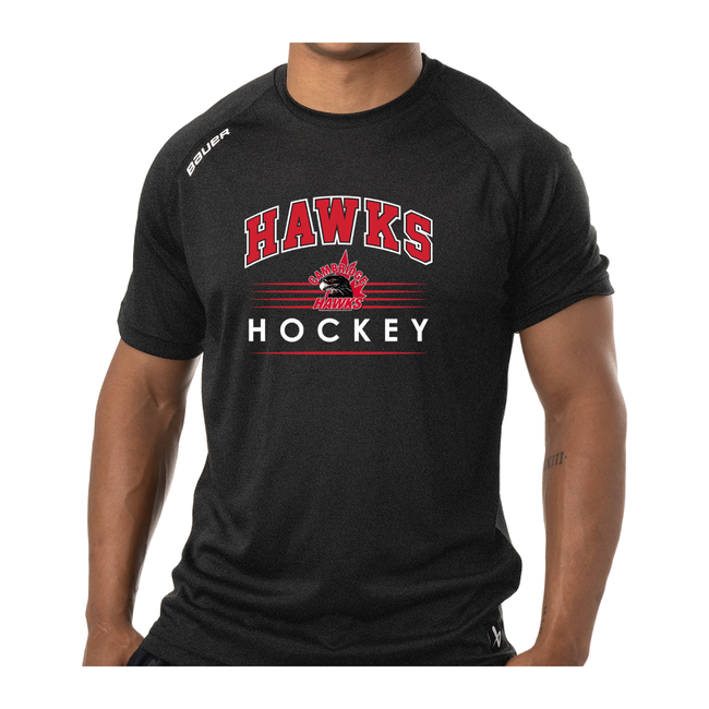 BAUER Hawks Bauer S24 Team SS Tech Tee - Adult