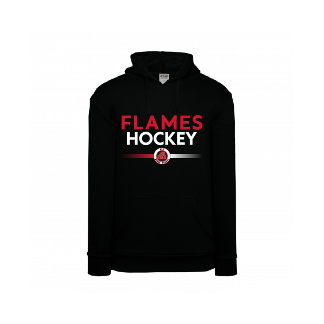 Flames Fleece Hoodie - Adult