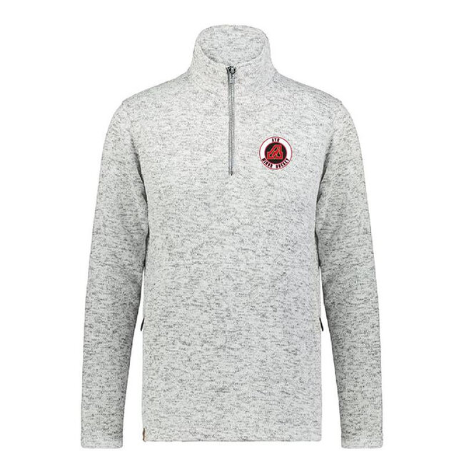 Holloway Flames Alpine Sweater Fleece 1/4 Zip Pullover - Womens