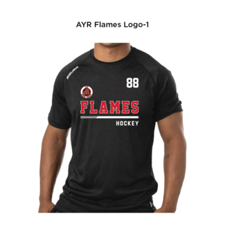 BAUER Flames Bauer S24 Team SS Tech Tee - Youth