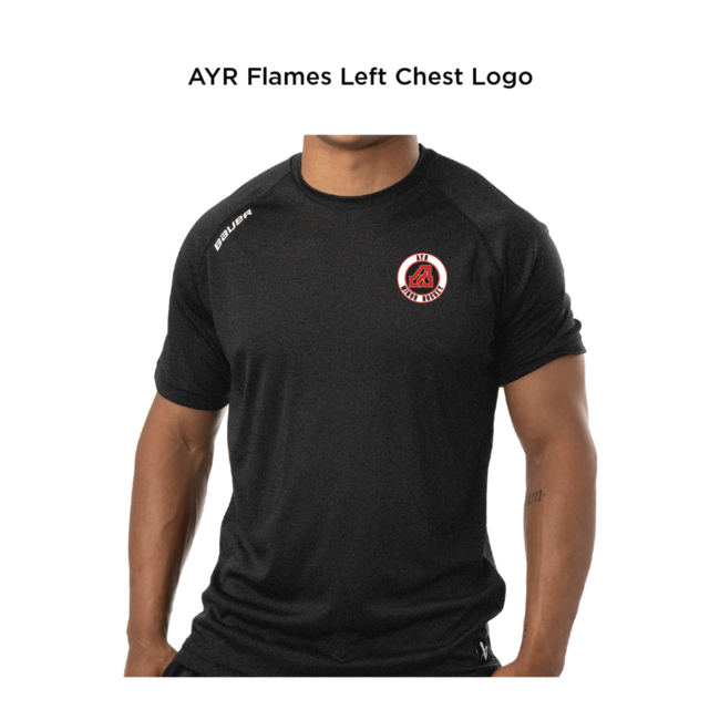 Flames Bauer S24 Team SS Tech Tee - Youth