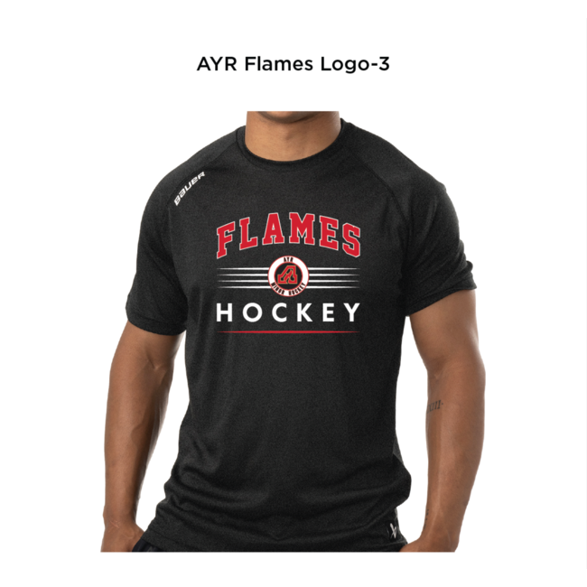 Flames Bauer S24 Team SS Tech Tee - Youth