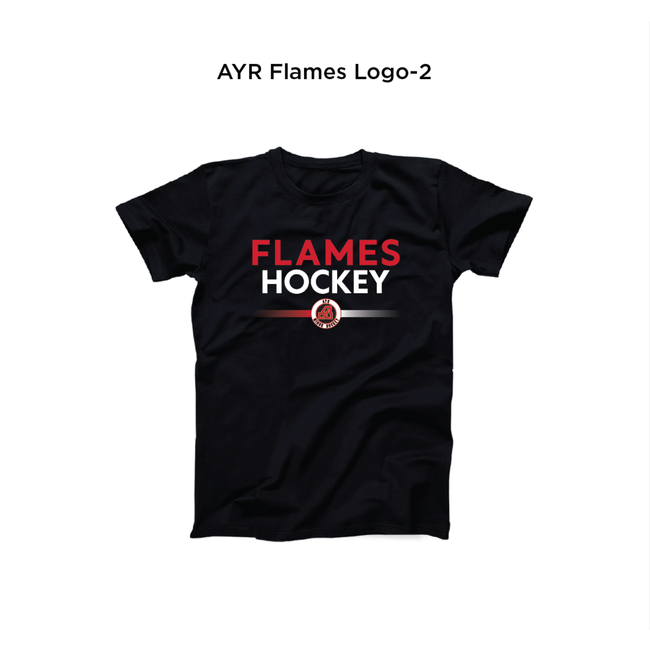 Flames Polycotton T-Shirt - Womens