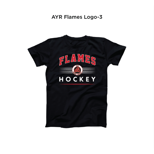 Flames Polycotton T-Shirt - Womens