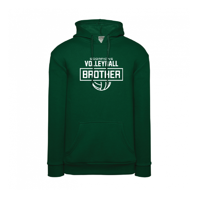 Scorpions AK Family Hoody Russell Dark Green - Youth