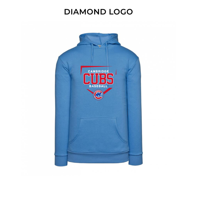 Cubs Powder Blue Fleece Hoodie - Youth