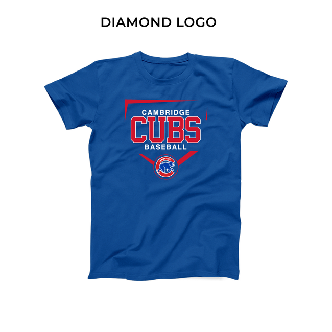 Cubs Royal Polycotton T-Shirt - Adult