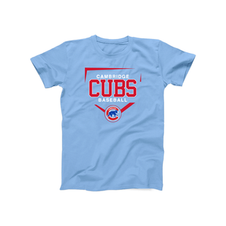 Cubs Powder Blue Polycotton T-Shirt - Womens