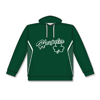 Shamrocks Athletic Knit Custom Sub Hoodie with Pocket - Adult