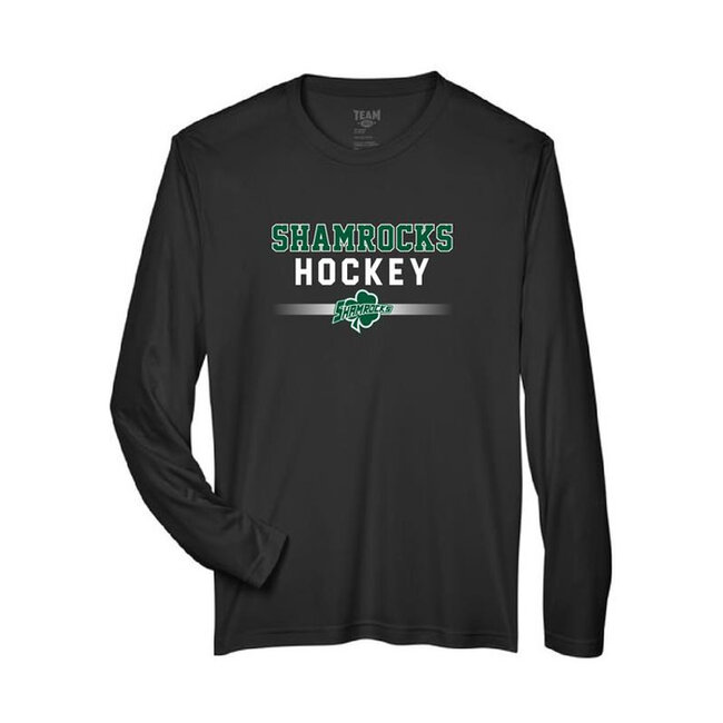 All Team Sports Shamrocks Performance Long Sleeve Tech Tee - Youth